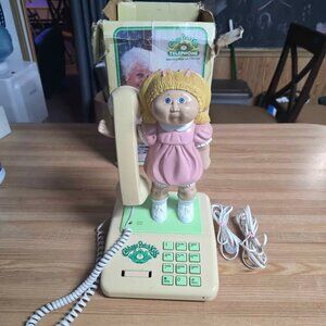 Vintage 1984 Cabbage Patch Kids Landline Telephone ☎️ (Tested & Working!